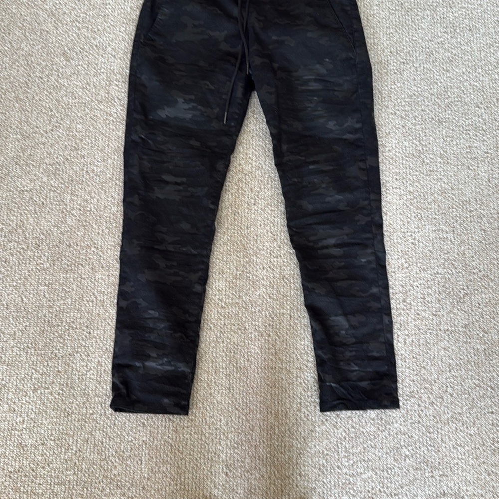 Black Camouflage Joggers